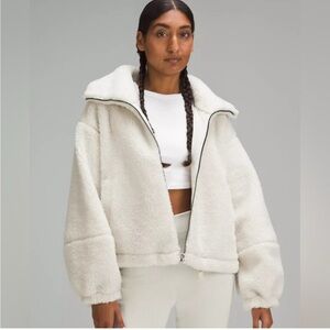 Lululemon Cinchable Fleece Zip Up Jacket